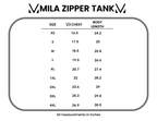 IN STOCK Mila Zipper Tank - Red