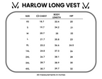 IN STOCK Harlow Long Vest - Pumpkin