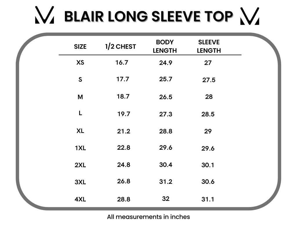 IN STOCK Blair Long Sleeve Top - Mulberry