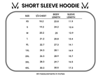 IN STOCK Short Sleeve Hoodie - Neon Palm Trees