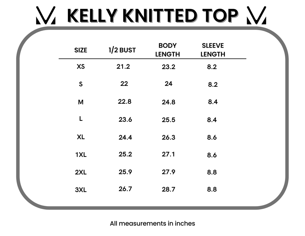 IN STOCK Kelly Knitted Top - Black
