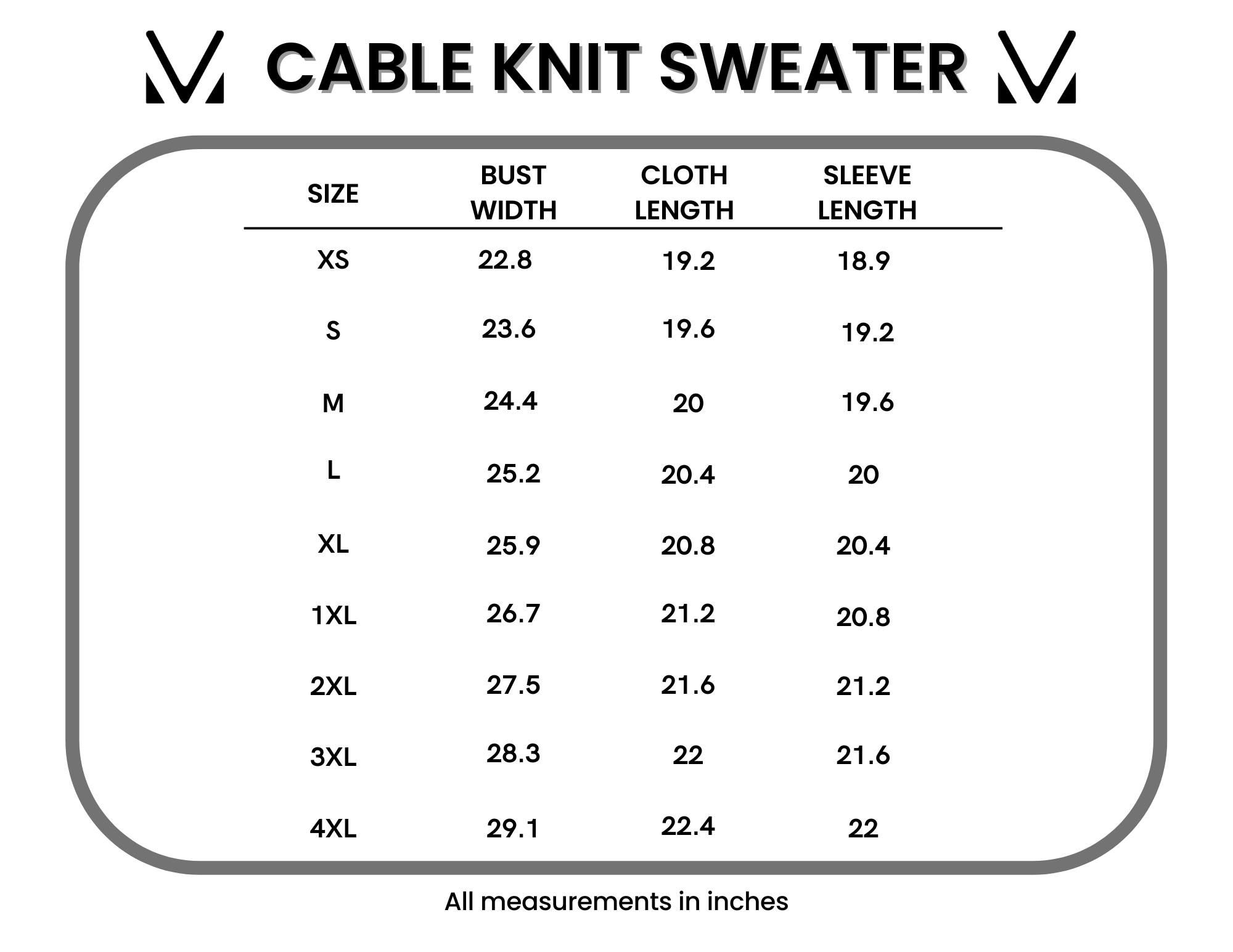 IN STOCK Cable Knit Sweater - Ivory