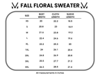 IN STOCK Fall Floral Sweater - Beige