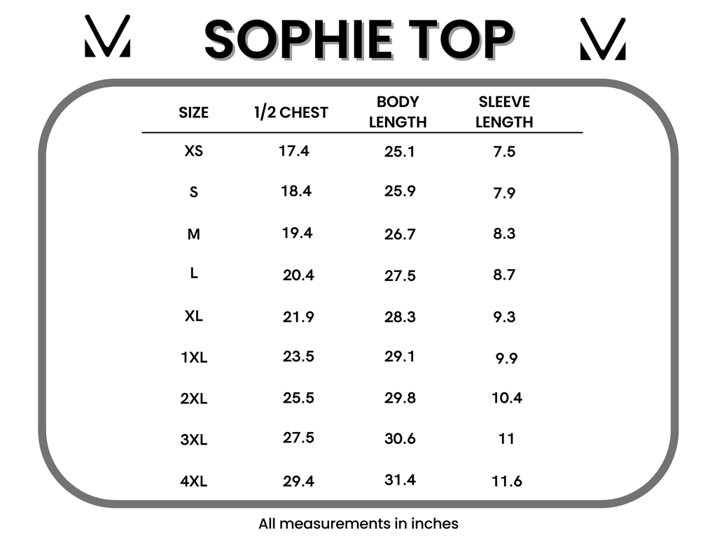 IN STOCK Sophie Top - Harvest Bows