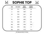 IN STOCK Sophie Top - Harvest Bows