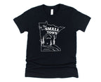 Wholesale State Small Town Tees Graphic Tee - Black