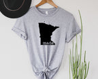 Wholesale Minnesota Made Graphic Tee - Heather Grey