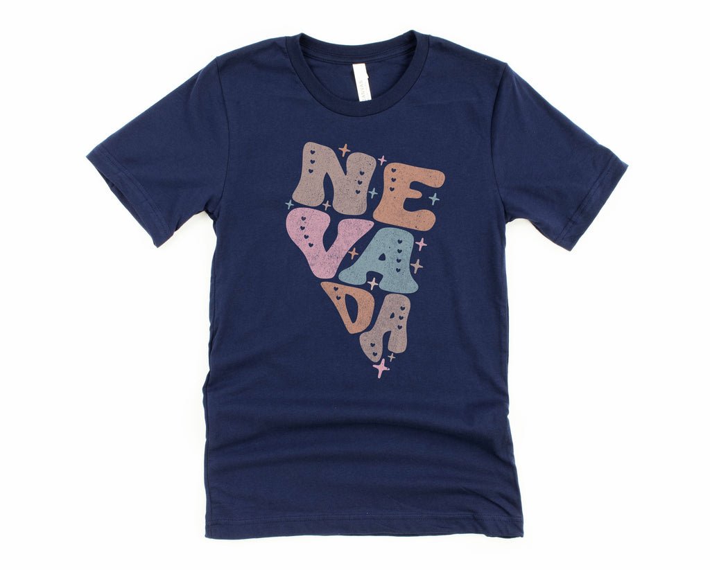 Wholesale Pastel Nevada Graphic Tee - Heather Sand