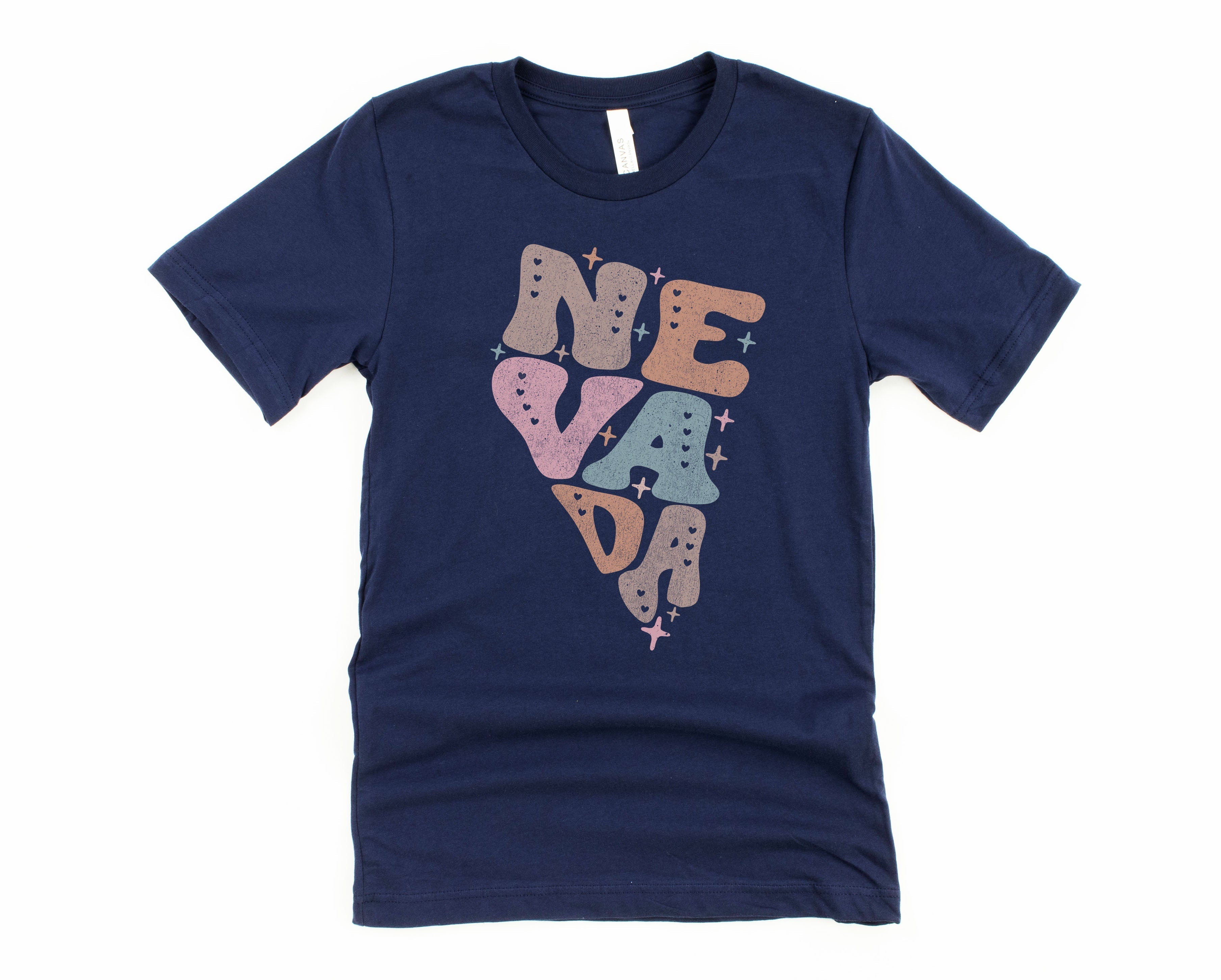 Wholesale Pastel Nevada Graphic Tee - Heather Sand