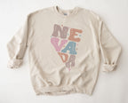 Wholesale Pastel Nevada Graphic Tee - Sand Sweatshirt