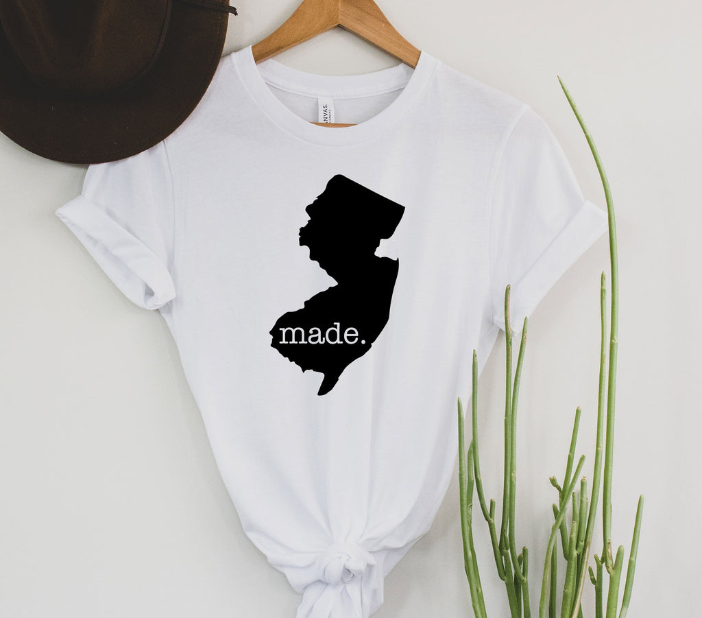 Wholesale New Jersey Made Graphic Tee - Heather Grey