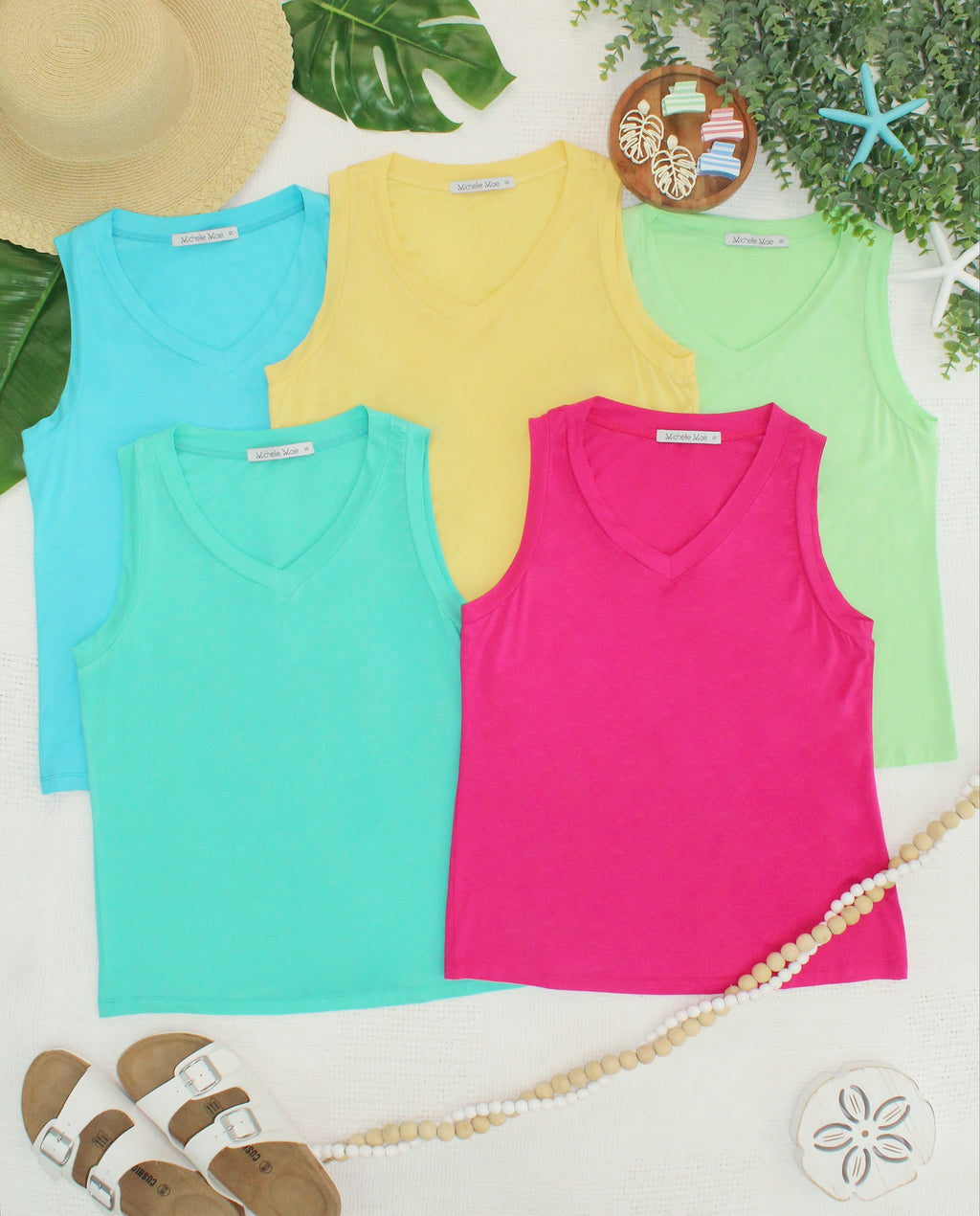 IN STOCK Noelle Tank - Turquoise