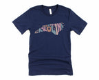 Wholesale Pastel North Carolina Graphic Tee - Heather Sand