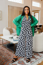 Osborn Wide Leg Patterned Jumpsuit