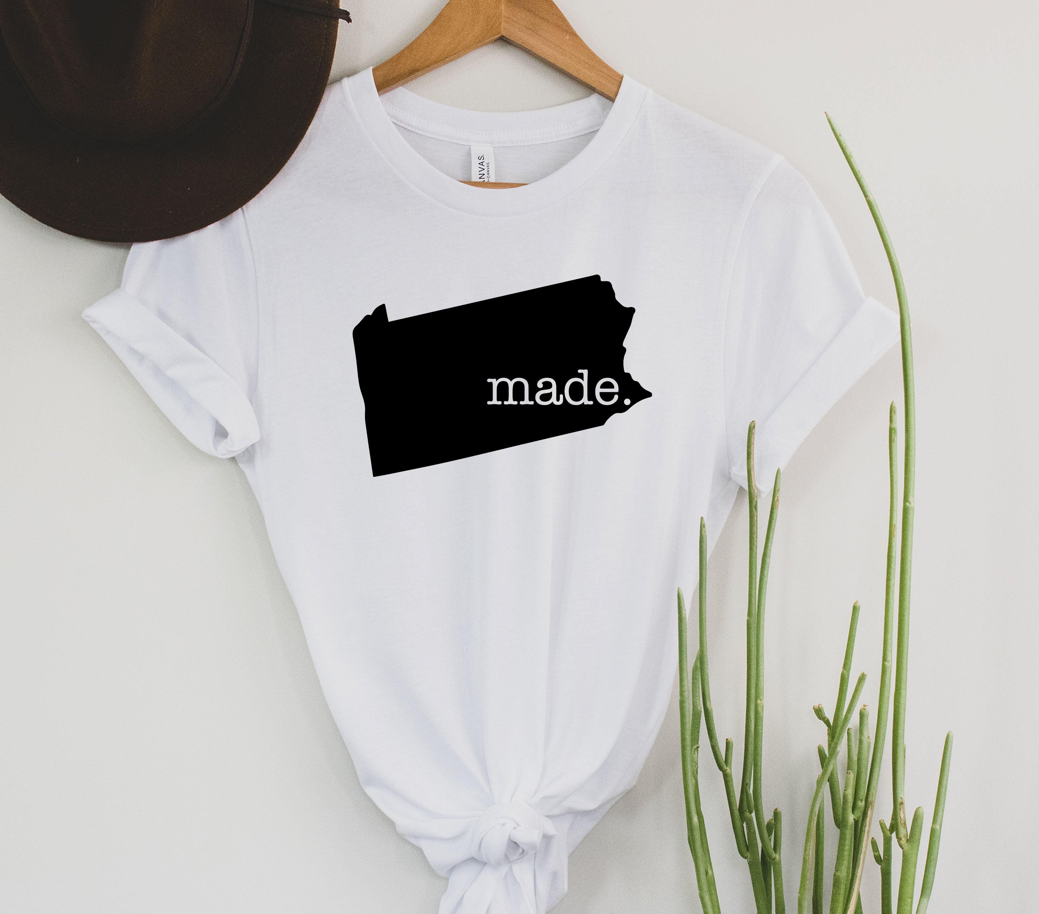 Wholesale Pennsylvania Made Graphic Tee - Heather Blue