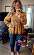 Peplum Peasant Top 18/20 2x