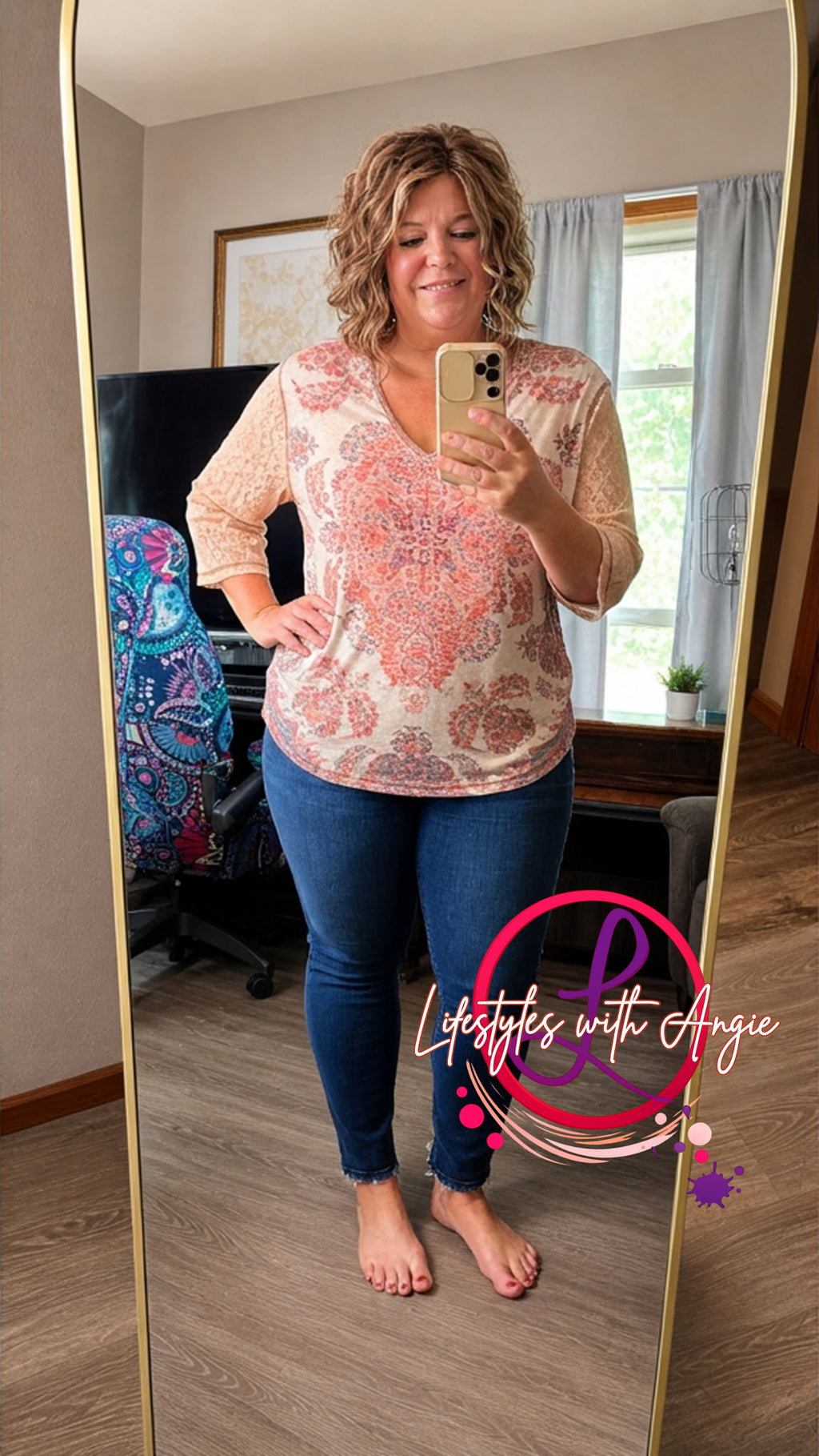 Lane Bryant Semi Sheer Knit Top