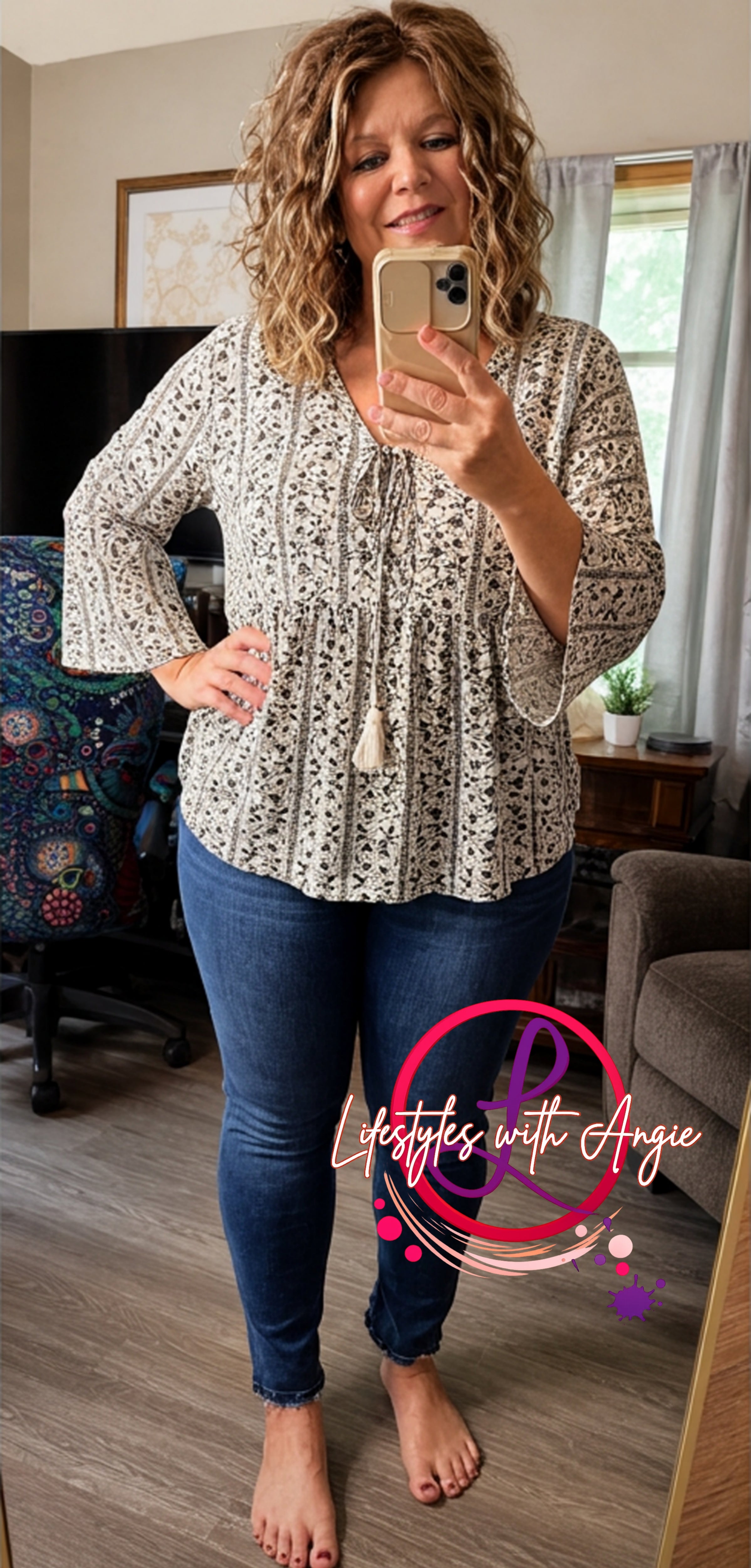 Heyson Peasant Top