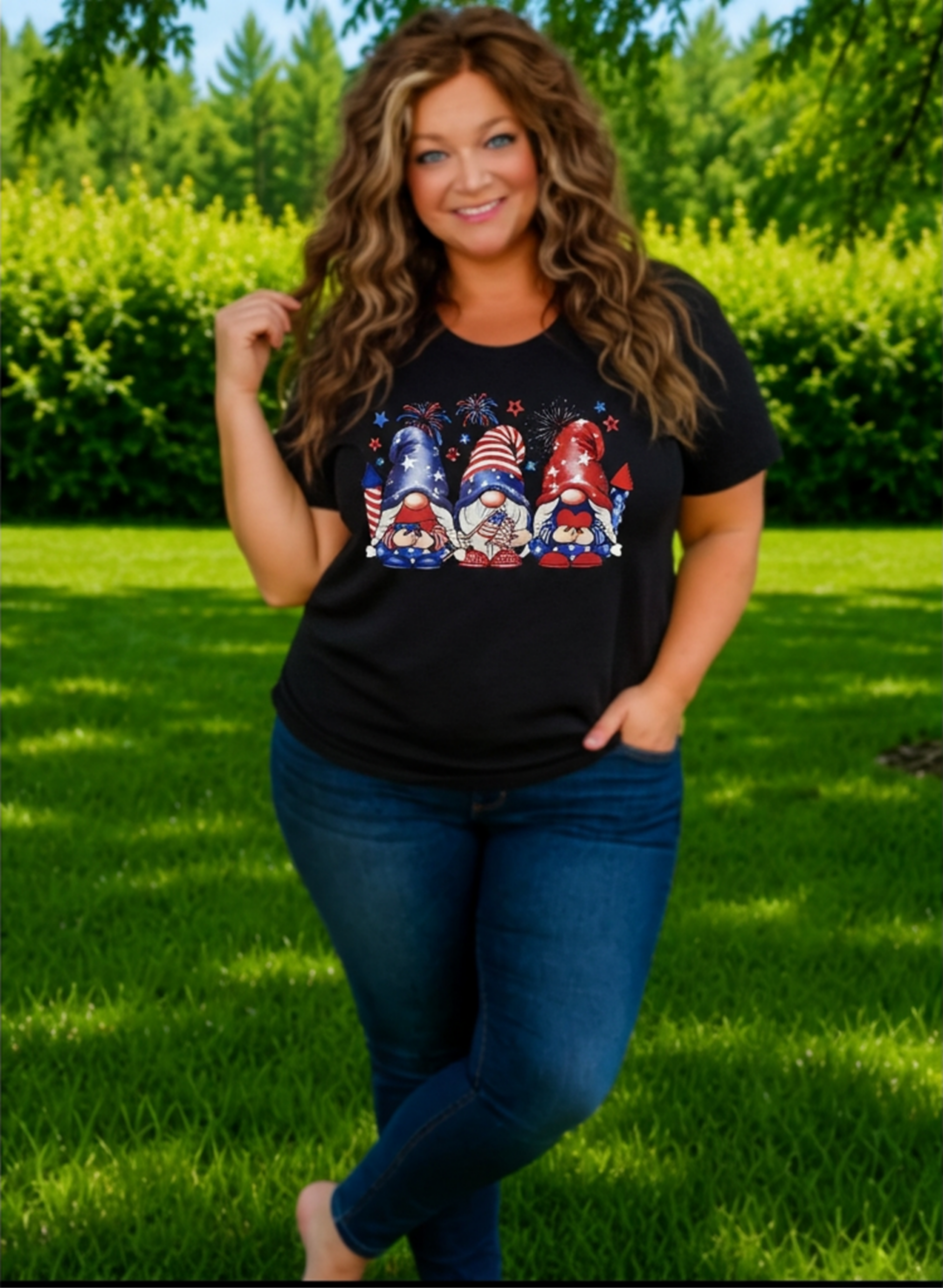 4th of July Gnomes Tee