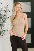 Smokey Fleur Floral Jaquard Tank