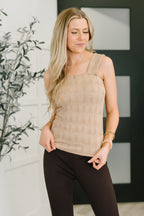 Smokey Fleur Floral Jaquard Tank