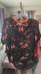 Maurices Semi Sheer Top with pocket detail