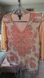 Lane Bryant Semi Sheer Knit Top