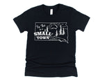 Wholesale State Small Town Tees Graphic Tee - Black