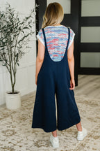 Suit Yourself Adjustable Strap Jumpsuit in Navy