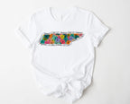 Wholesale Tennessee Floral Graphic Tee - Mint