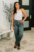 Teressa High Waist Marlow Jean with Hollywood Waist