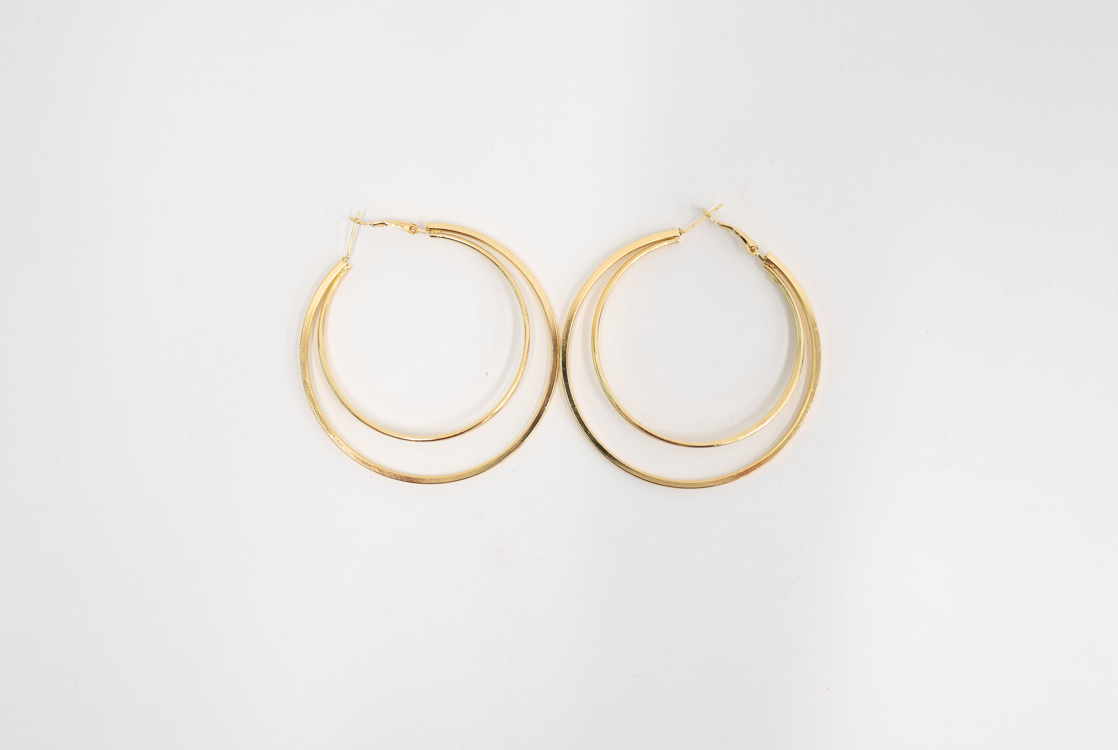 Two's a Party Double Hoop Earrings