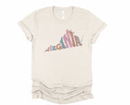 Wholesale Pastel Virgina Graphic Tee - Maroon