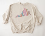 Wholesale Pastel Virgina Graphic Tee - Sand Sweatshirt