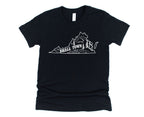 Wholesale State Small Town Tees Graphic Tee - Black