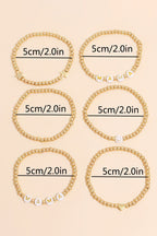 Milana Plated Beaded Bracelet Set