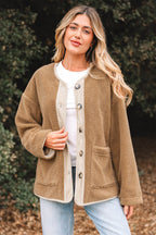 Lilisha Corduroy Edge Patchwork Jacket