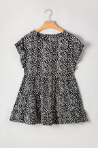 Danielle Back Tiered Flowy PLUS Blouse