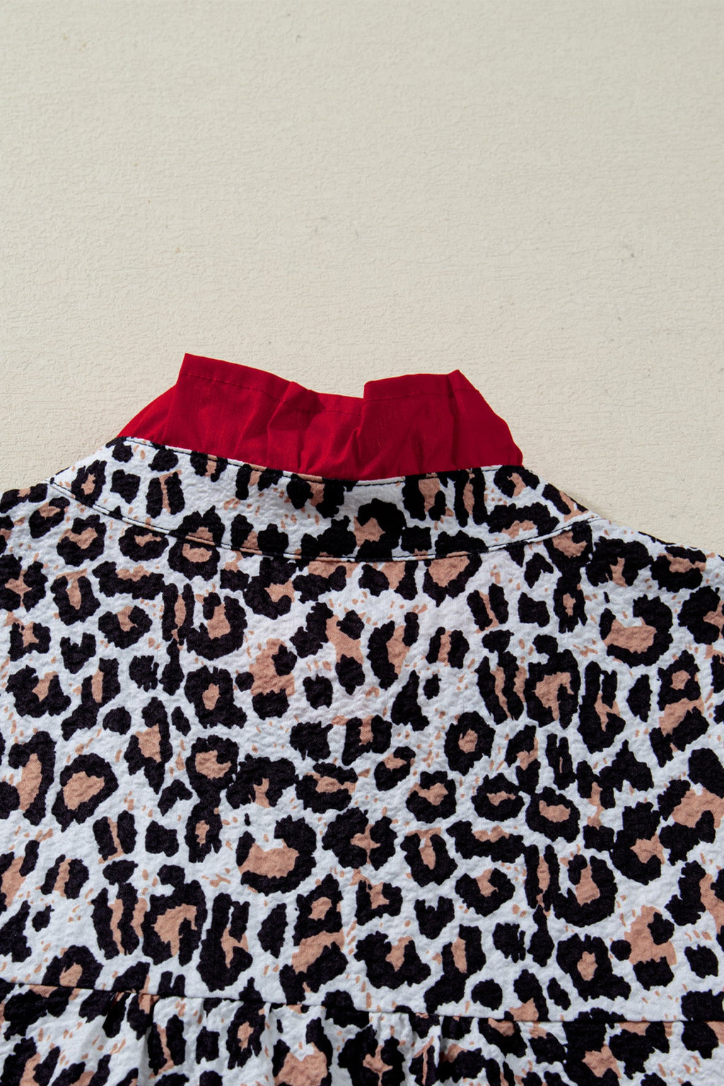 Laura Contrast Frilled Trimmed Shirt