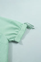 Anaya Collar Short Sleeve PLUS Blouse
