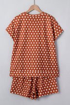 Ruthie Dot Print Short Set