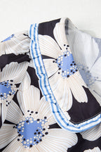 Azariah Tie Sleeve Collared Blouse