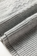 Sofia Ribbed Trim Loose Sweater
