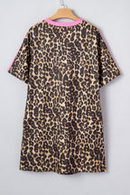 Kaiya Detail Loose T Shirt Dress