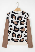 Jocelyn Block Patchwork Sleeve Sweater