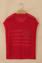 Emely Graphic Short Sleeve Sweater