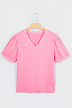 Lilah Short Puff Sleeve Blouse