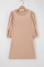 Elise Trim Puff Sleeve Dress