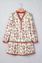 Jade Long Sleeve Flared Dress