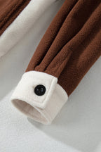 Alia Patchwork Down Fleece Shacket